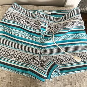 Loft Women's Striped Patterned Shorts